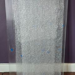 Reeded glass panels