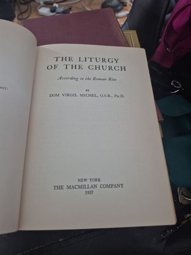 1st  edition by Dom Virgil Michael that liturgy of the church  the mcmillion company publisher