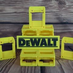 Battery and Tool Holders Bosch Festool Einhell Stihl Worx Milwaukee DeWalt Parkside Makita Ferrex Hilti Metabo Ryobi Wurth (Free postage bulk buy 3 or more)