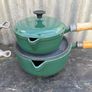 Vintage cast iron Le Creucet style saucepan set X4 Image 8