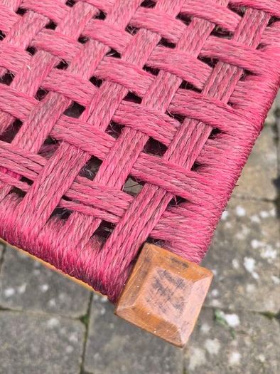Vintage sugan stool