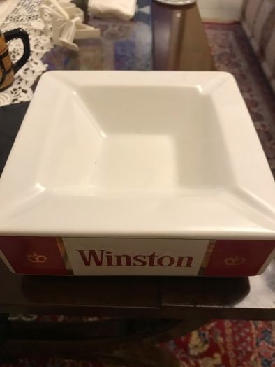 Large Rare Vintage Winston Ashtray