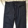 G star raw 3301 slim fit jeans size 32/34  black button fly in like new condition Image 3