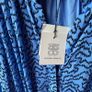 BNWT Second Female Blue Abstract Zig-Zag Print Midi Dress Image 6