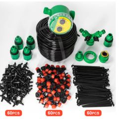 BRAND NEW 50M Self Automatic Garden Watering System Water Drip Irrigation System Plant Watering Kit Mist Set Irrigation Drippers for lawn