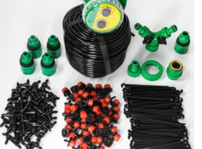 BRAND NEW 50M Self Automatic Garden Watering System Water Drip Irrigation System Plant Watering Kit Mist Set Irrigation Drippers for lawn