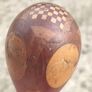 Henry Howell 1900 silver collar inlaid oak cane Image 10