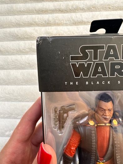 Hasbro Star Wars the Black Series Mandalorian Magistrate Greef Karga Damaged Box Please see photos