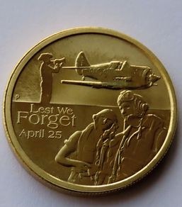 Australia Dollar Rare ANZAC Day - Lest We Forget - RAAF 2011 BUNC collector commemorative