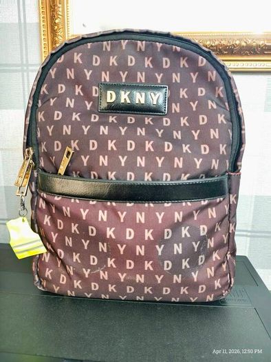DKNY Signature Monogram Mini Backpack