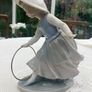 Vintage Nao porcelain figurine titled Girl with Hoop Image 2