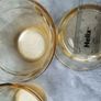 Vintage(70s) Amber Glass Custard Cups or Ramekins Image 3