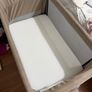 Next to me Graco Sweet2Sleep Bedside Crib Oatmeal Image 2