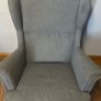 Arm chair and footstool Image 6