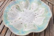 Ceramic Scalloped Table Centrepiece Bowl