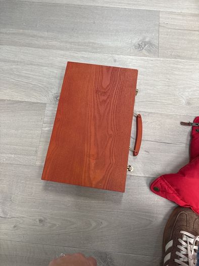 Wooden case/box from art set