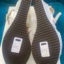 Luca Grossi White T-Bar wedge sandal Brand New Image 4