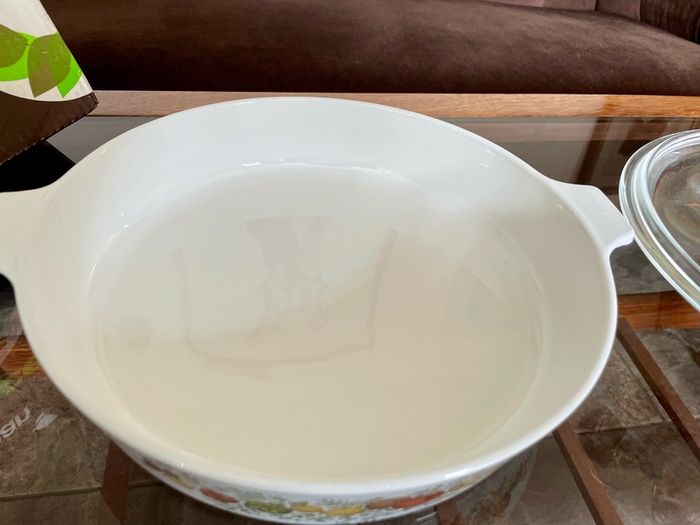 New Vintage Pyrosil Casserole Dish Spice of Life La Romarin 1970s with Lid and Original Box Unused