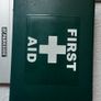 First Aid Box Kit Small Green Hard Case Image 2