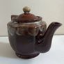 Lovely Newish Version of the Brown Betty Style Teapot, Hexagonal in Shape, Un-Marked on the Base, Holds One Litre/ 1.75 Pints Image 5