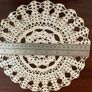 Four Vintage Assorted Crochet Doilies Image 7