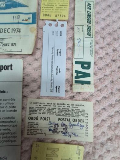 Vintage transport Tickets