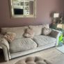 3 + 4 seater couches and pouffe/ottoman Image 2