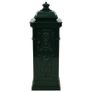 Pillar Letterbox Aluminium Vintage Style Rustproof Green Image 8