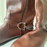 Ralph Lauren Tall Boots, Brown, As New, with Box Image 3
