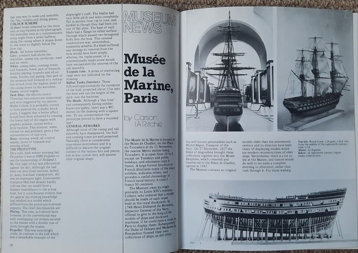 Vintage Model Shipwright.  Number 44.  1983.