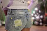 Women's blue neon yellow Shorts XS-34