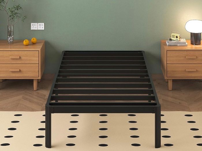 3ft Single Bed Frames with Rounded Corner Legs, Heavy Duty Metal Bed Frame Single with Steel Slats Support, Single Bed 36 cm High, Noise Free, Easy Assembly Amazon's Choice