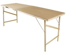 4 x Wooden Pasting Tables 2m x 600m
