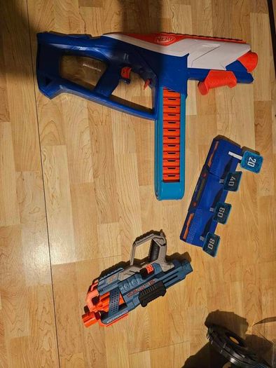NERF Guns, target and bullets