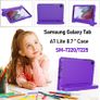 For Samsung Galaxy Tab A7 Lite Case Kids Shockproof Tablet Smart Cover EVA New Purple - FHT09SMTK1 Image 7