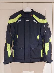 Furygan All Season Black Fluo Jacket With Level 2 Back Protector