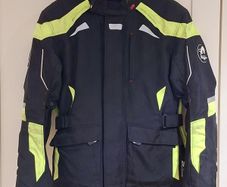 Furygan All Season Black Fluo Jacket With Level 2 Back Protector