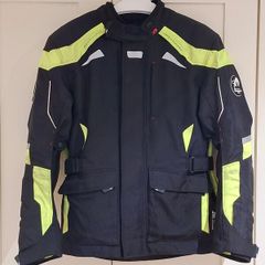 Furygan All Season Black Fluo Jacket With Level 2 Back Protector