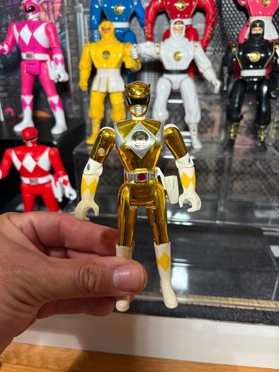 1995 Power rangers movie Bandai  metallic Rangers 6 rangers