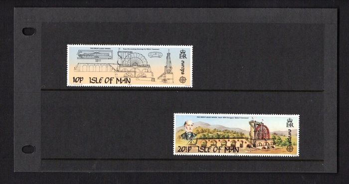 1983 Isle of Man Europa The Great Laxey Wheel Commemorative Stamps Presentation Pack