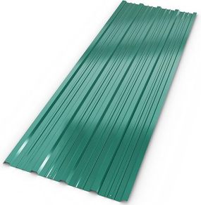 12 x Trapezoidal Sheet 129 cm x 45 cm = 7 m Roof Sheet for Tool Shed