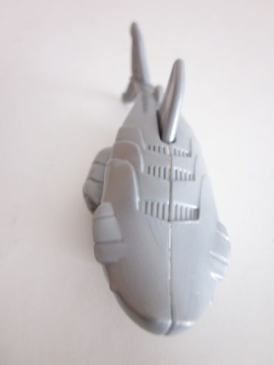Fisher Price Mattel Shark 9cm Toy Figure Robo Silver Shark 2012