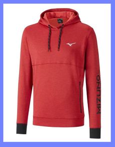 Men's hoodies sweatshirt Mizuno Heritage for sports in the gym and on the street Size: S