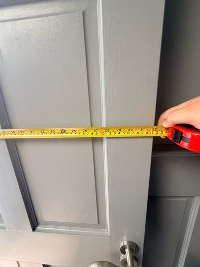 Interior fire door