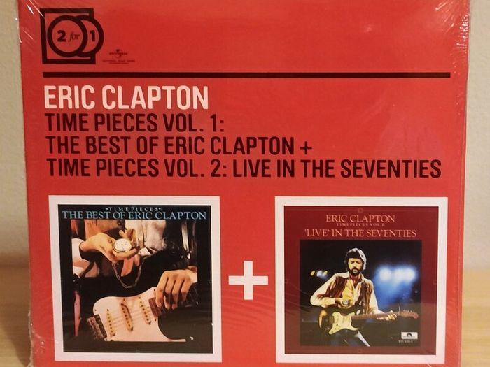 Eric Clapton Time Pieces Vol 1 The Best of + Time Pieces Vol 2 Live in the Seventies CD Album