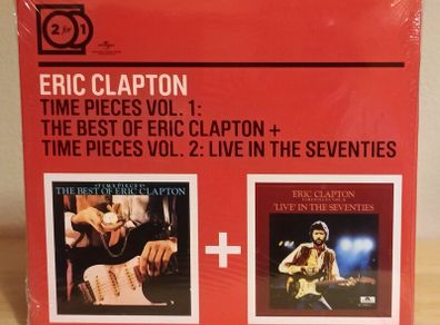 Eric Clapton Time Pieces Vol 1 The Best of + Time Pieces Vol 2 Live in the Seventies CD Album