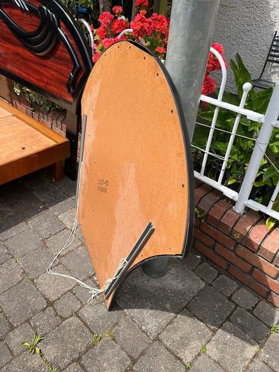 Very nice double bed and mirror