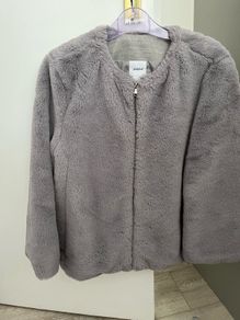 Faux fur bomber
