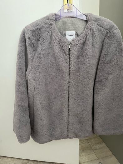 Faux fur bomber