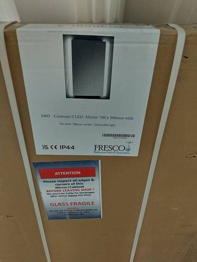 Brand new Fresco bathroom mirror